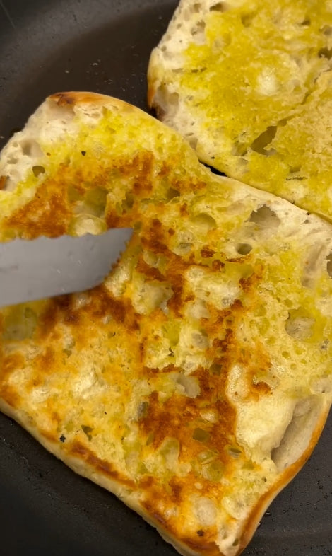 🍷 Burrata-Sandwich trifft Riesling Kabinett feinherb 😍